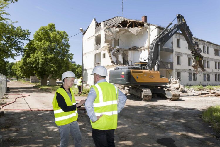 GVG-Prokuristin Martina Martin und GVG-Geschäftsführer Franz Ringhoffer